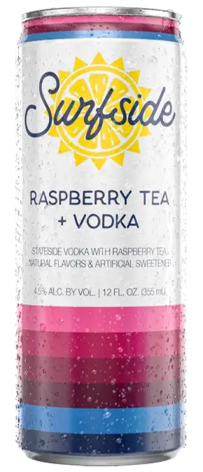 Surfside Raspberry Tea + Vodka Can