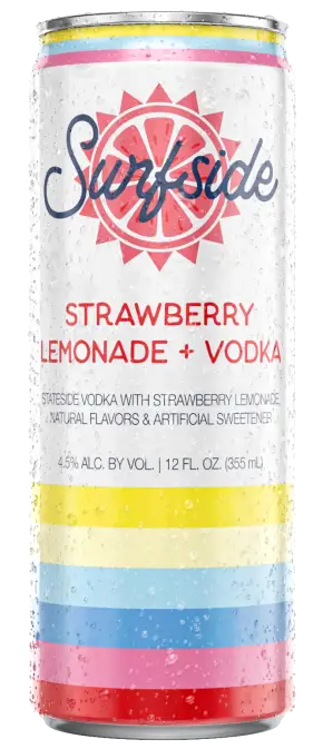 Surfside Strawberry Lemonade + Vodka Can