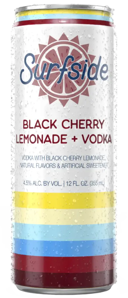 Surfside Black Cherry Lemonade + Vodka